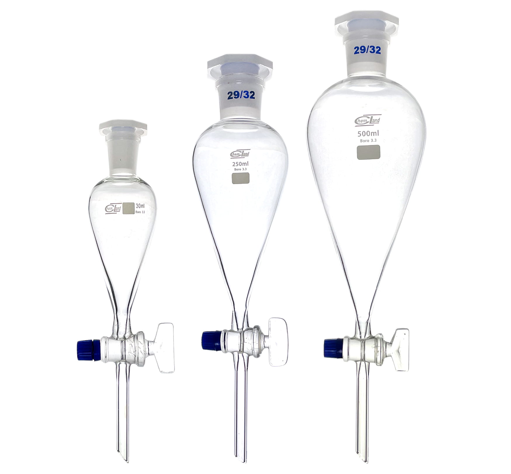 KONISCHER WARCHEM Verteiler mit 30 ml Glasverteiler und Lift, klarer Kunststoff, präzise und langlebige chemische Verteilung