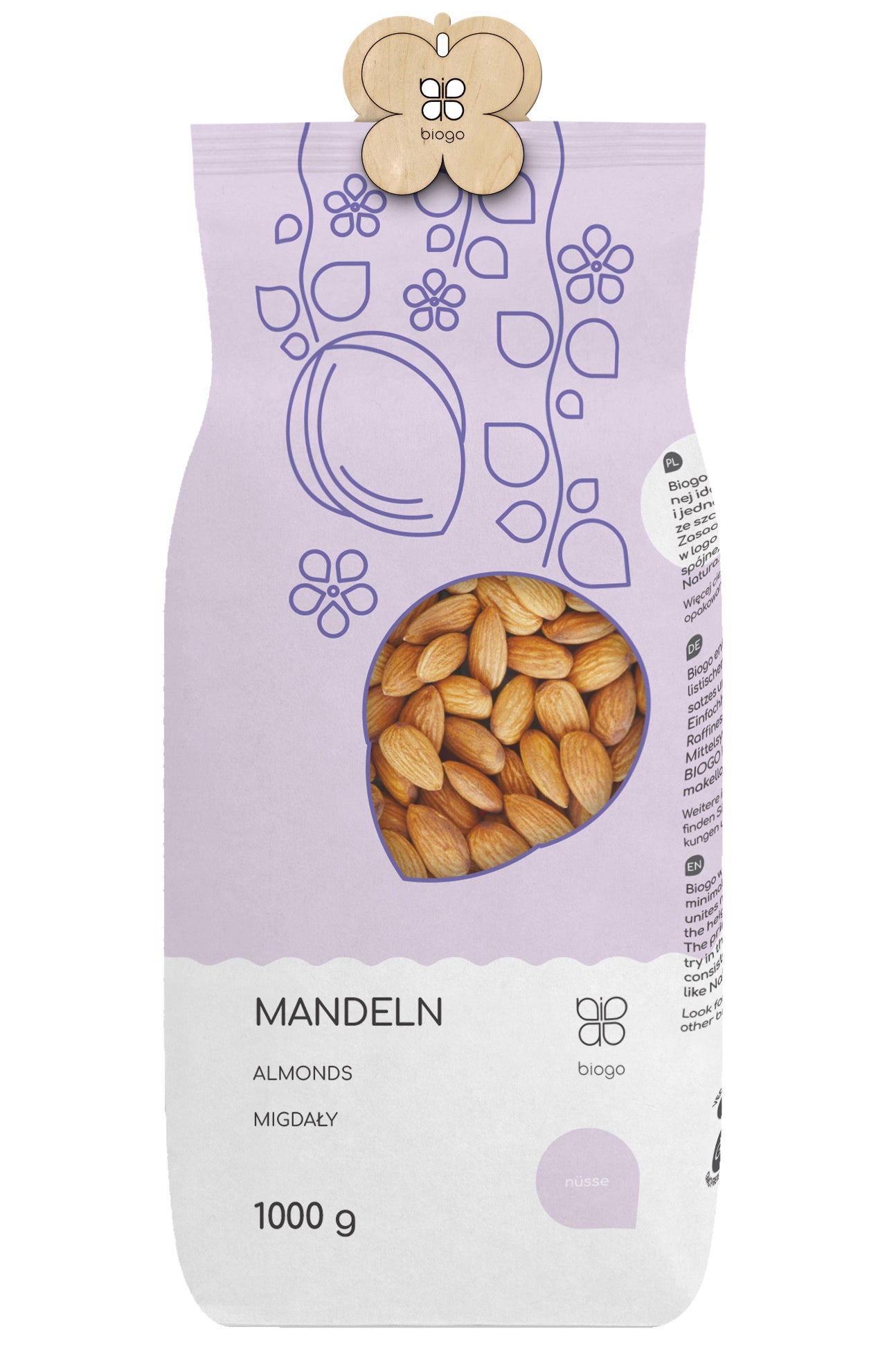 Mandeln 1 kg BIOGO - Biolaboratorium