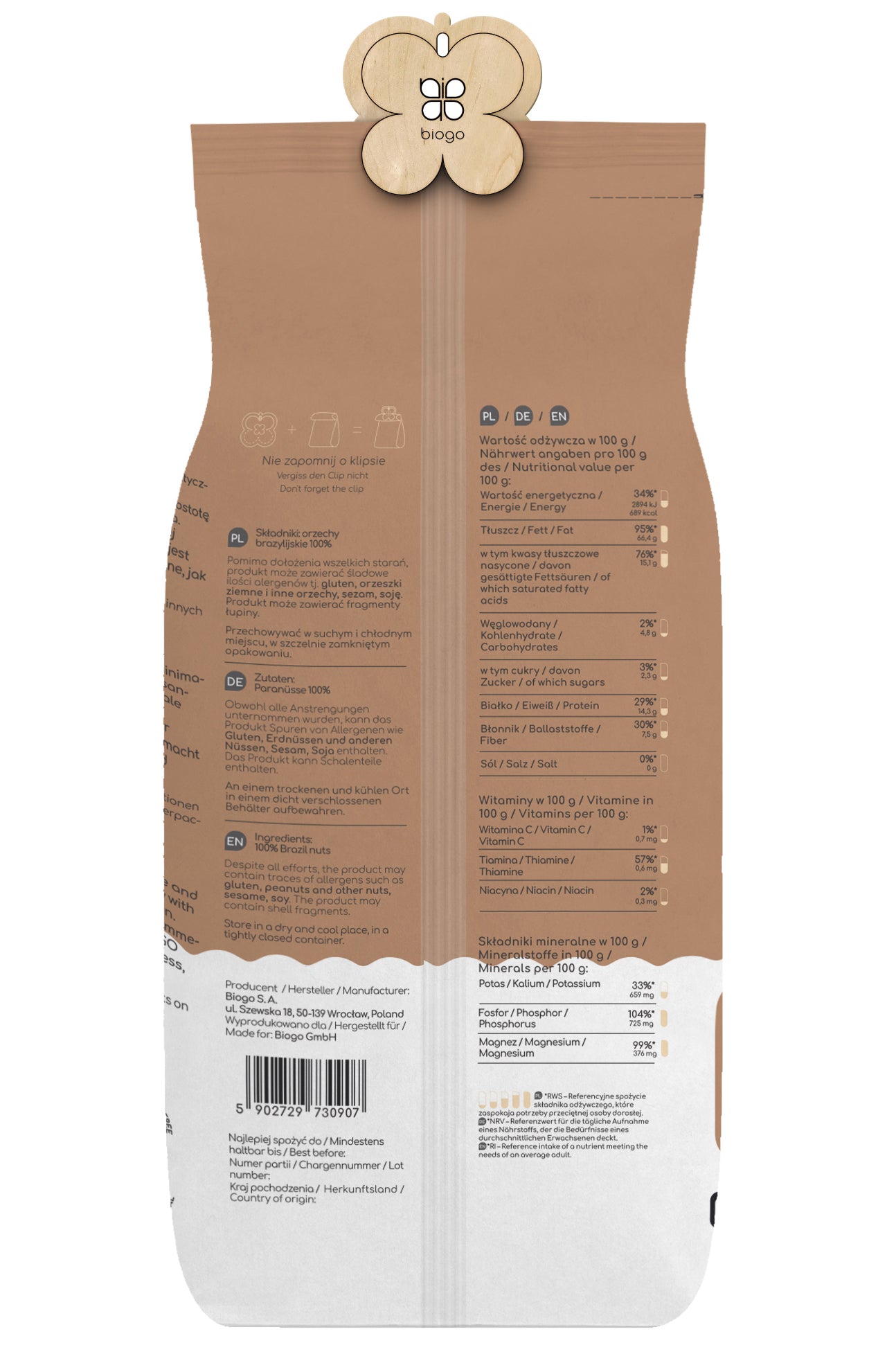 PARANÜSSE 1 KG BIOGO - Biolaboratorium