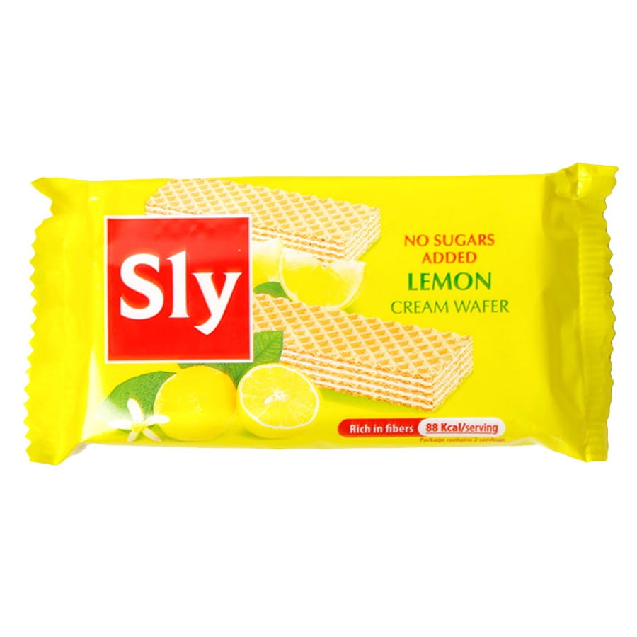 Zitronencremewaffeln ohne Zuckerzusatz 40g SLY NUTRITIA