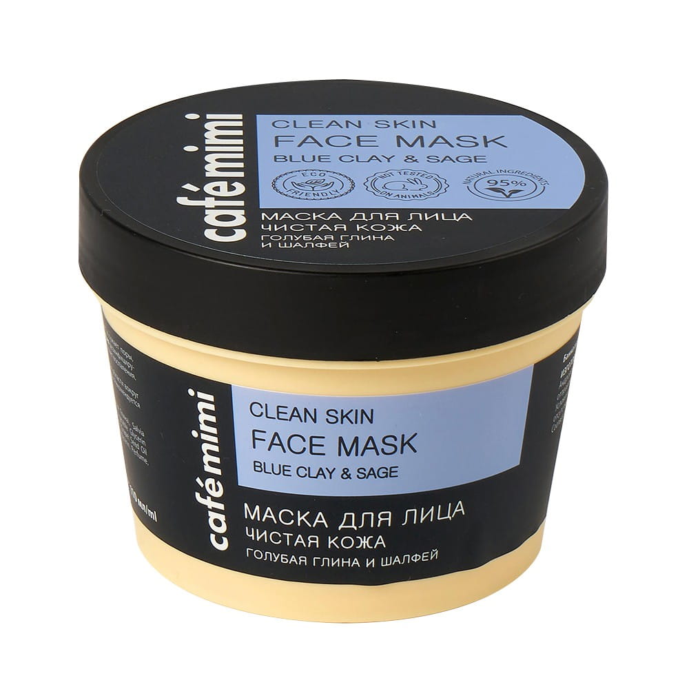 Gesichtsmaske für saubere Haut 110 ml CAFEMIMI - Biolaboratorium