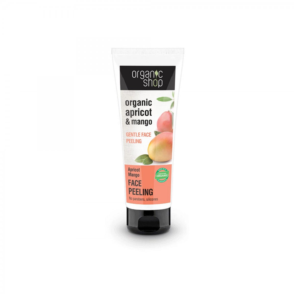 Zartes Pfirsich-Mango-Gesichtspeeling 75 ml - Biolaboratorium