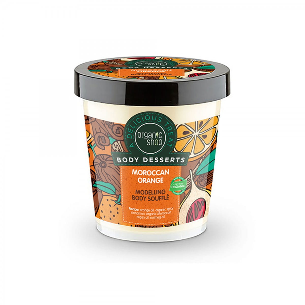 Orangen-Modellier-Körperauflauf 450 ml - Biolaboratorium