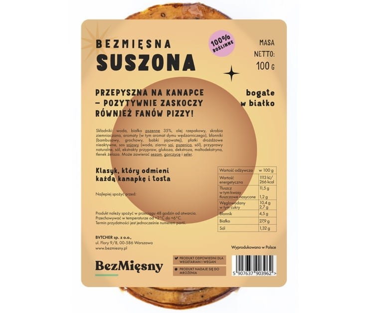 Veganes getrocknetes 100 g FLEISCHLOSES FLEISCH - Biolaboratorium