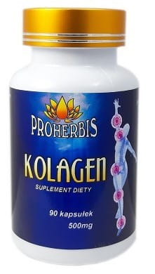 Fischkollagen 90 500 MG Kapsel gesunde Gelenke PROHERBIS - Biolaboratorium