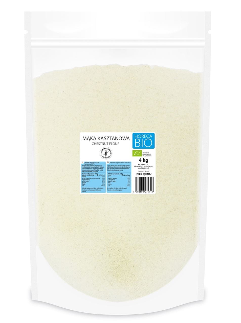 Glutenfreies Kastanienmehl BIO 4 kg - HORECA - Biolaboratorium
