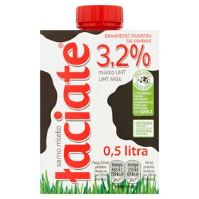 ŁACIATE UHT-MILCH 3,2% 500 ML 8 STK