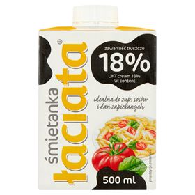 ŁACIATA UHT-CREME 18 % 500 ML 4 STÜCK