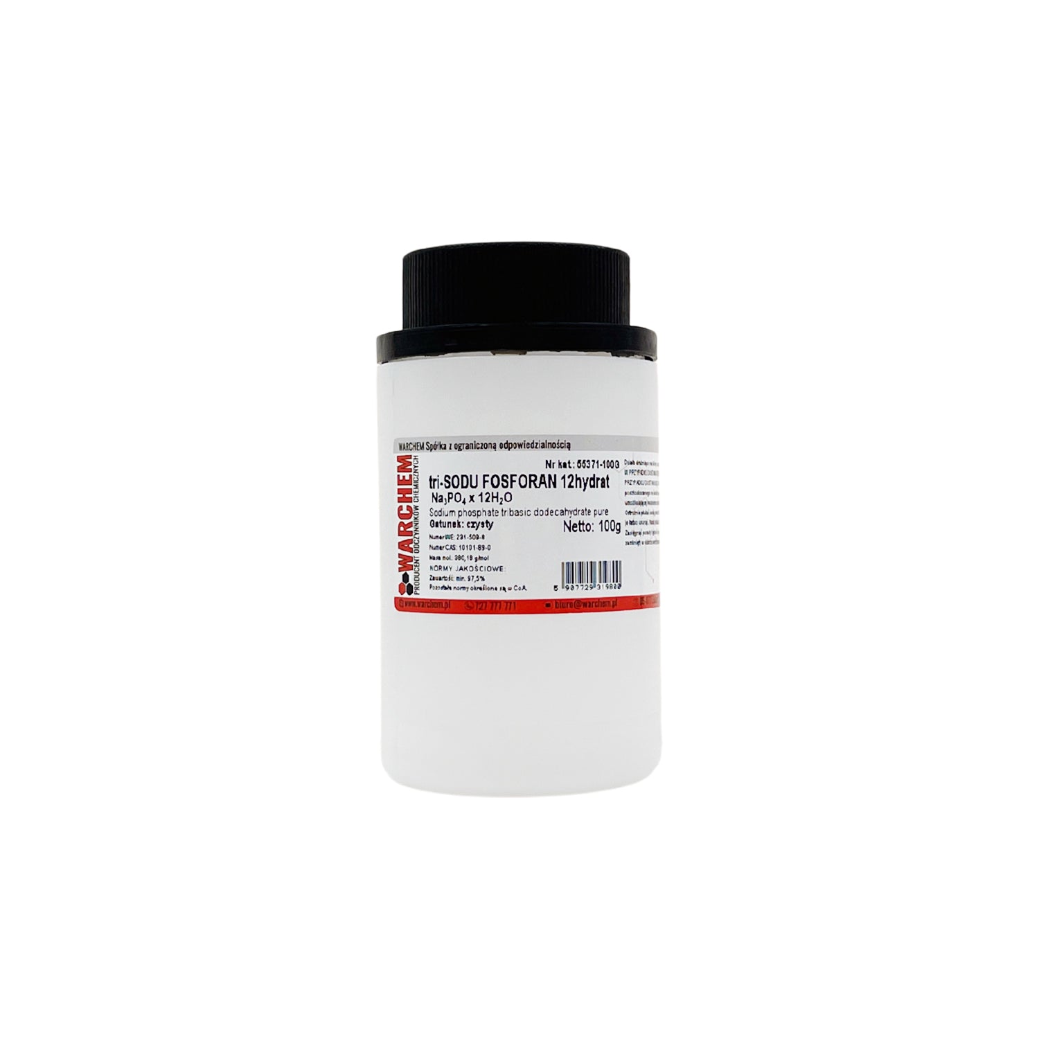Rein Tri-Natriumphosphat 12-Hydrat von WARCHEM in 100g Verpackung, chemisches Reagenz für Labor und Industrie