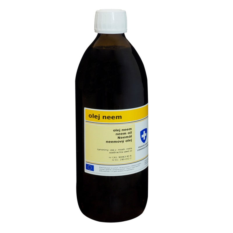 Neemöl (aus Neem) UNRAFFINIERT, KALTGEPRESST 1000 ml BIOMUS - Biolaboratorium