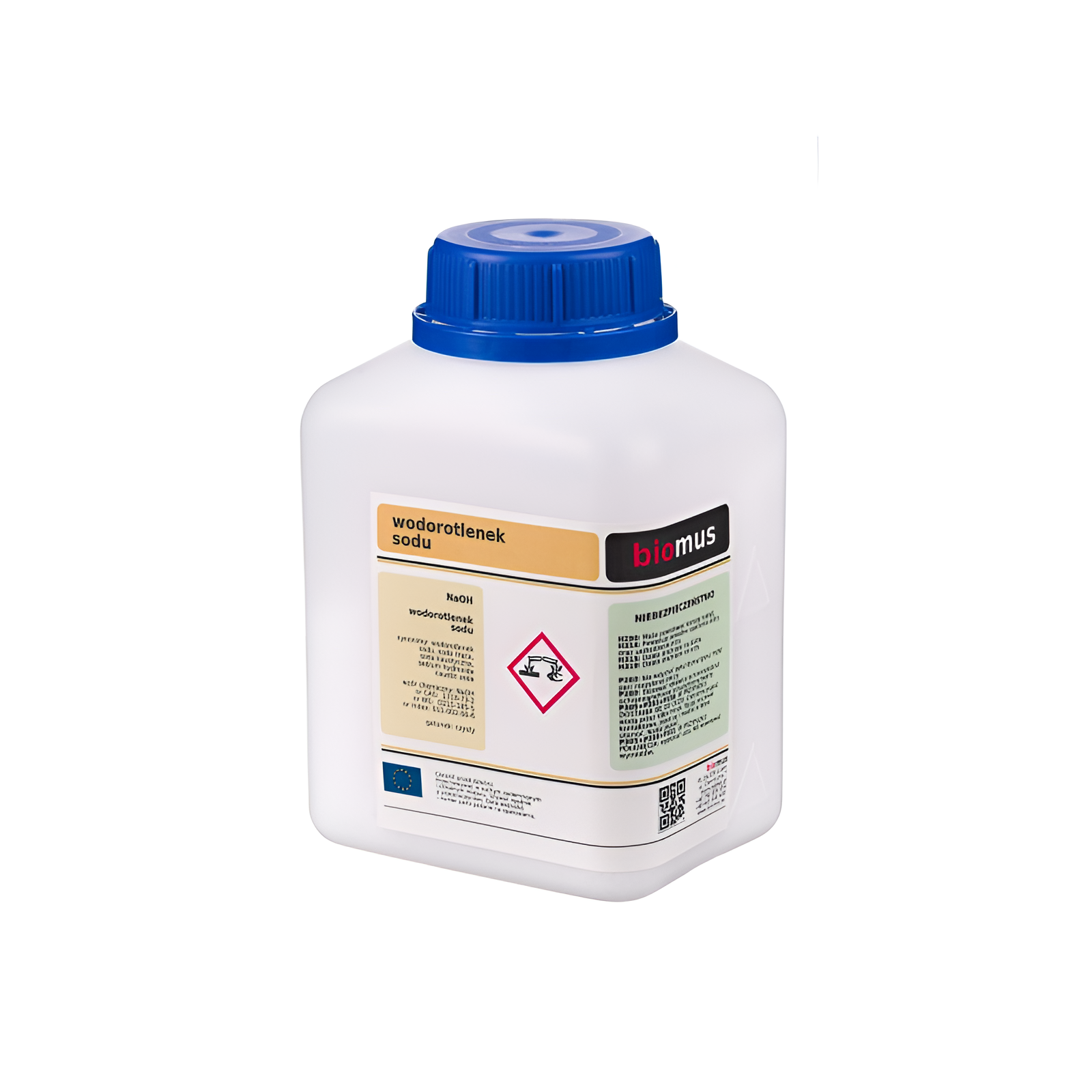 Natriumhydroxid 500g BIOMUS - Biolaboratorium