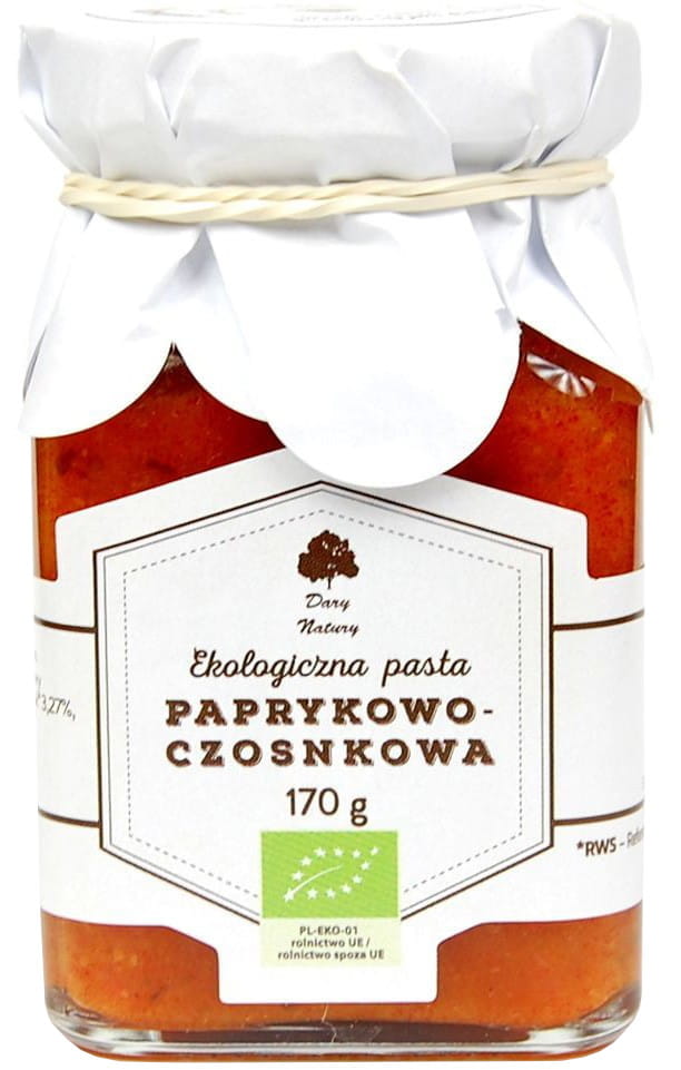 Pfeffer- und Knoblauchpaste BIO 170 g - GESCHENKE DER NATUR