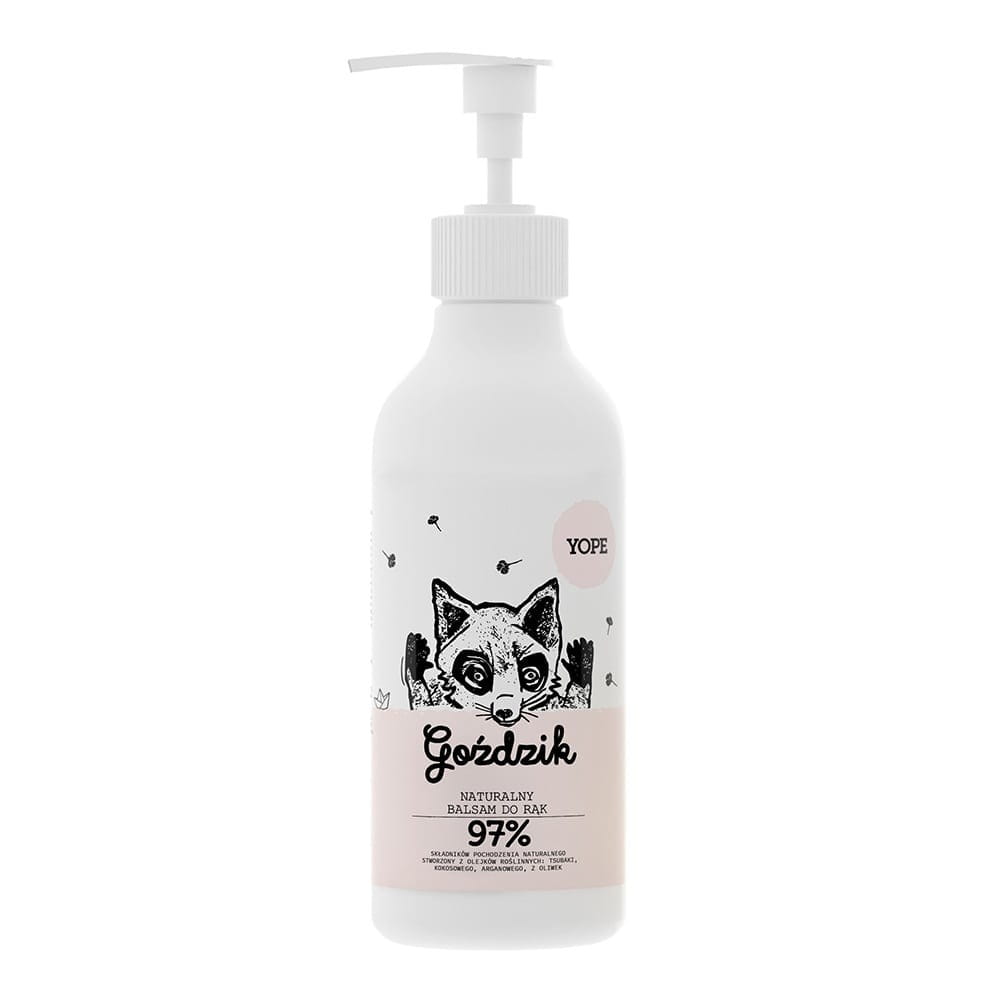 Feuchtigkeitsspendende Nelken-Handlotion 300 ml - YOPE - Biolaboratorium