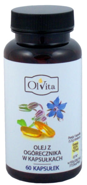 Borretschöl in Kapseln 60 Kapseln OLVITA - Biolaboratorium