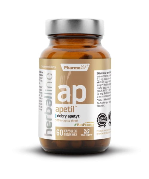 Apetil herbline 60 Kapseln verbessert den Appetit PHARMOVIT - Biolaboratorium