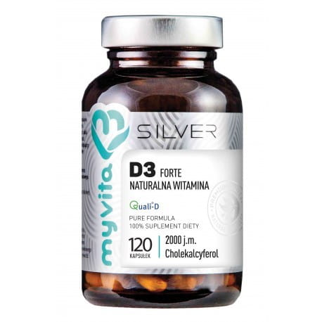 Vitamin D3 2000 IE 120 Kapseln MYVITA SILVER Widerstand - Biolaboratorium