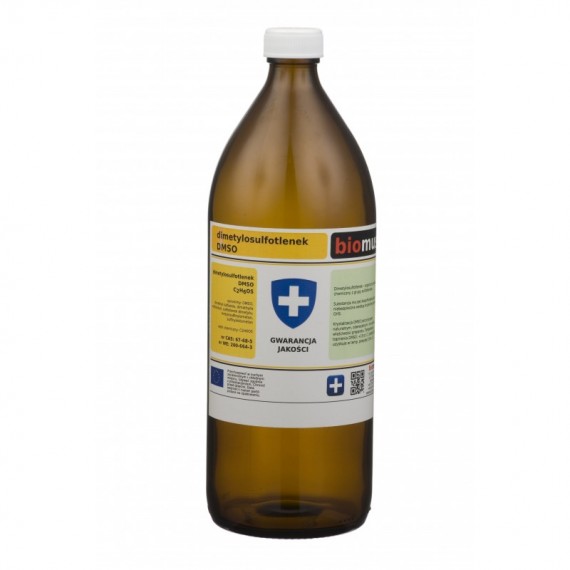 DMSO Dimethylsulfoxid Reines GLAS 1000ml BIOMUS - Biolaboratorium